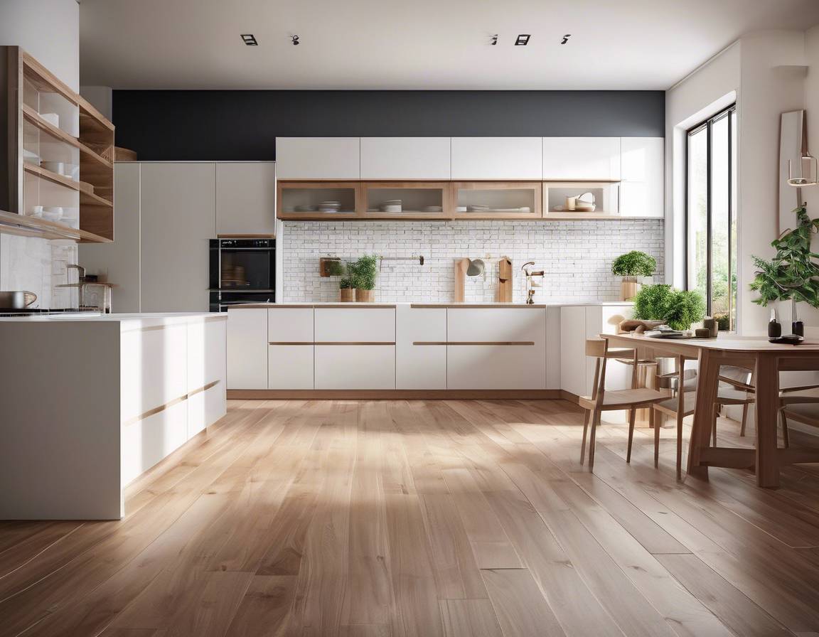 Jaka podłoga do białych mebli w kuchni sprawdzi się najlepiej?